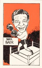 1947 D. Cummings & Son Famous Fighters #7 Max Baer Front