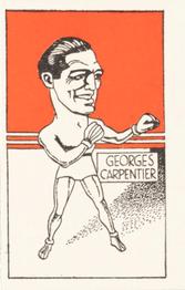 1947 D. Cummings & Son Famous Fighters #9 Georges Carpentier Front
