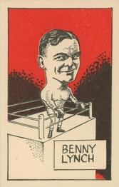 1947 D. Cummings & Son Famous Fighters #19 Benny Lynch Front