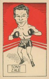 1947 D. Cummings & Son Famous Fighters #32 Tony Zale Front