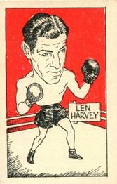 1947 D. Cummings & Son Famous Fighters #36 Len Harvey Front