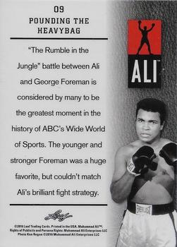 2016 Leaf Muhammad Ali Immortal Collection #09 Muhammad Ali Back
