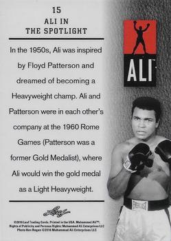 2016 Leaf Muhammad Ali Immortal Collection #15 Muhammad Ali Back