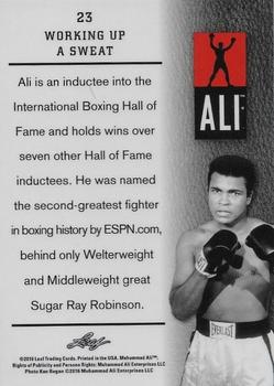 2016 Leaf Muhammad Ali Immortal Collection #23 Muhammad Ali Back