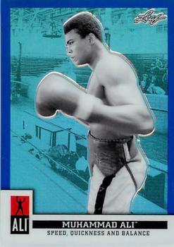 2016 Leaf Muhammad Ali Immortal Collection - Blue #21 Muhammad Ali Front