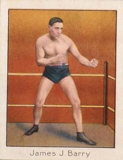 1910 Champion Athletes and Prize Fighters (T220) #NNO James J. Barry Front