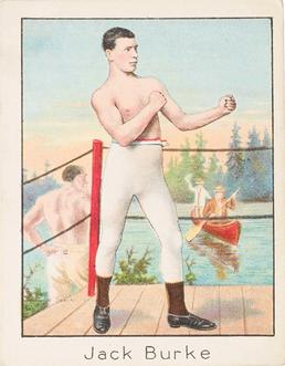 1910 Champion Athletes and Prize Fighters (T220) #NNO Jack Burke Front