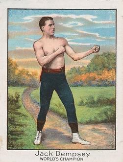 1910 Champion Athletes and Prize Fighters (T220) #NNO Jack Dempsey Front