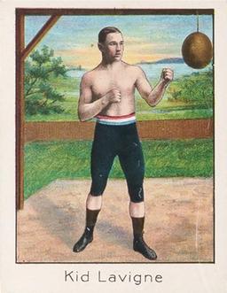 1910 Champion Athletes and Prize Fighters (T220) #NNO Kid Lavigne Front