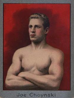 1910 Champion Athletes and Prize Fighters (T220) - Silver Border #NNO Joe Choynski Front
