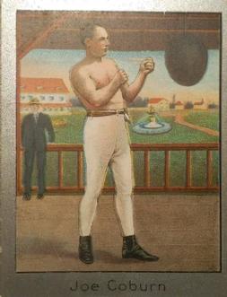 1910 Champion Athletes and Prize Fighters (T220) - Silver Border #NNO Joe Coburn Front
