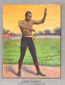 1910 Champion Athletes and Prize Fighters (T220) - Silver Border #NNO Joe Gans Front