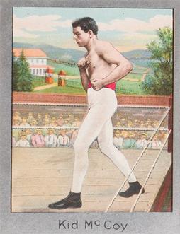 1910 Champion Athletes and Prize Fighters (T220) - Silver Border #NNO Kid McCoy Front