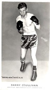 1940-70 Boxing News Photos #43 Danny O'Sullivan Front