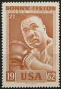 1964 Slania Stamps World Champion Boxers #22 Sonny Liston Front
