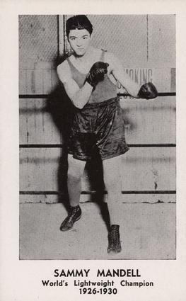 1936 La Salle Hats Lightweight Champs #NNO Sammy Mandell Front