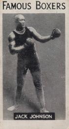 1930 Singleton & Cole Famous Boxers #5 Jack Johnson Front