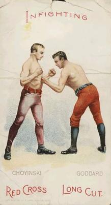 1893 P. Lorillard Co. Boxing Positions and Boxers (N266) #NNO Joe Choyinski / Joe Goddard Front