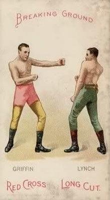 1893 P. Lorillard Co. Boxing Positions and Boxers (N266) #NNO Johnny T Griffin / Jimmy Lynch Front