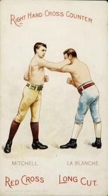 1893 P. Lorillard Co. Boxing Positions and Boxers (N266) #NNO George La Blanche / Young Mitchell Front
