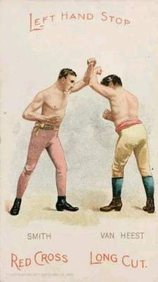 1893 P. Lorillard Co. Boxing Positions and Boxers (N266) #NNO Solly Smith / Johnny Van Heest Front