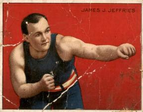 1911 American Tobacco Co. Champion Pugilists (T219) #NNO James J. Jeffries Front