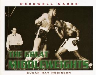 2002 Rockwell The Great Middleweights #1 Sugar Ray Robinson Front