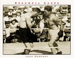 2002 Rockwell The Great Heavyweights #4 Jack Dempsey Front