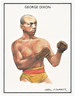 1991 Ideal Albums Boxing Greats #7 George Dixon Front