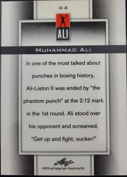 2011 Leaf Muhammad Ali Metal - Prismatic Silver #44 Muhammad Ali Back
