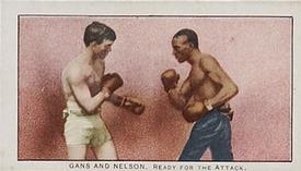 1909 Philadelphia Caramel 27 Scrappers (E79) #NNO Joe Gans / Battling Nelson Front