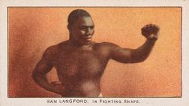 1909 Philadelphia Caramel 27 Scrappers (E79) #NNO Sam Langford Front
