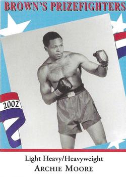 Archie Moore Autographed 3 by 5 card Professional Boxer 1991 