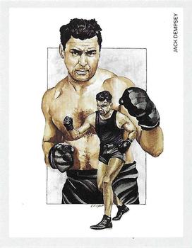 1991 Victoria Gallery Heavyweights (Blue Back) #3 Jack Dempsey Front