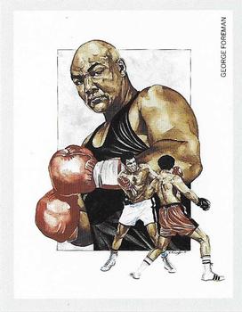 1991 Victoria Gallery Heavyweights (Blue Back) #15 George Foreman Front