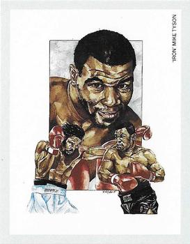 1991 Victoria Gallery Heavyweights (Blue Back) #20 Mike Tyson Front