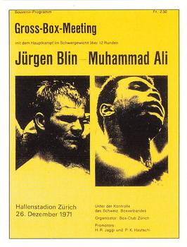 1993 Sporting Profiles - The Greatest #23 Ali v Blin Front