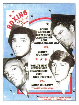 1993 Sporting Profiles - The Greatest #26 Ali v Quarry II Front