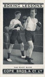 1935 Cope Bros. Boxing Lessons #23 The Pivot Blow Front