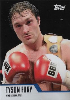 2020 Topps On-Demand Tyson Fury Autograph Edition #NNO Wins National Title Front