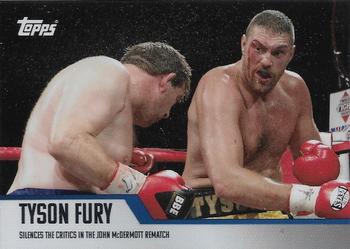 2020 Topps On-Demand Tyson Fury Autograph Edition #NNO Silences the Critics in the John McDermott Rematch Front