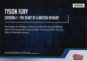 2020 Topps On-Demand Tyson Fury Autograph Edition #NNO Chisora 1 - The Start of a British Rivalry Back