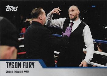 2020 Topps On-Demand Tyson Fury Autograph Edition #NNO Crashes the Wilder Party Front