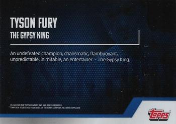 2020 Topps On-Demand Tyson Fury Autograph Edition #NNO The Gypsy King (Autographed) Back
