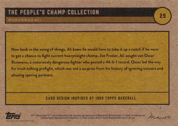 2021 Topps Muhammad Ali The People's Champ - Red #29 Muhammad Ali Back