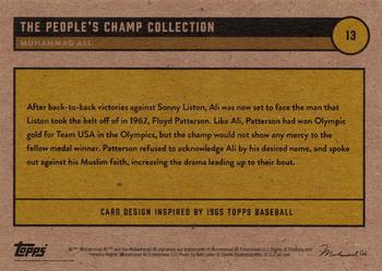 2021 Topps Muhammad Ali The People's Champ - Silver #13 Muhammad Ali Back
