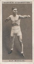 1928 Ogden's Pugilists in Action #26 Alf Mancini Front