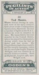 1928 Ogden's Pugilists in Action #30 Ted Moore Back