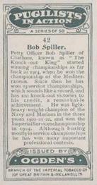 1928 Ogden's Pugilists in Action #42 Bob Spiller Back