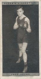 1928 Ogden's Pugilists in Action #50 Fred Young Front